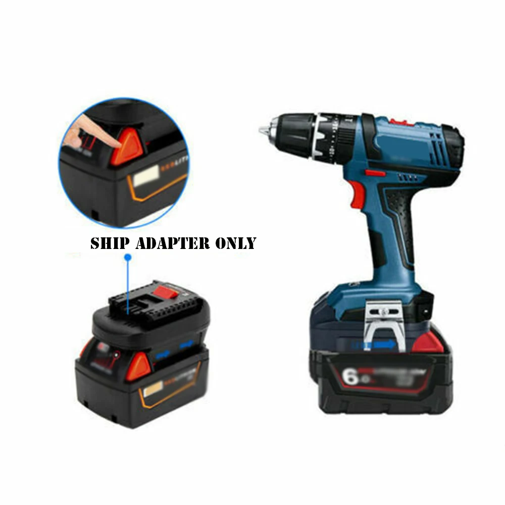 for bosch 18V professional tool  adaptor work for Dewalt and Milwaukee 18/20V battery