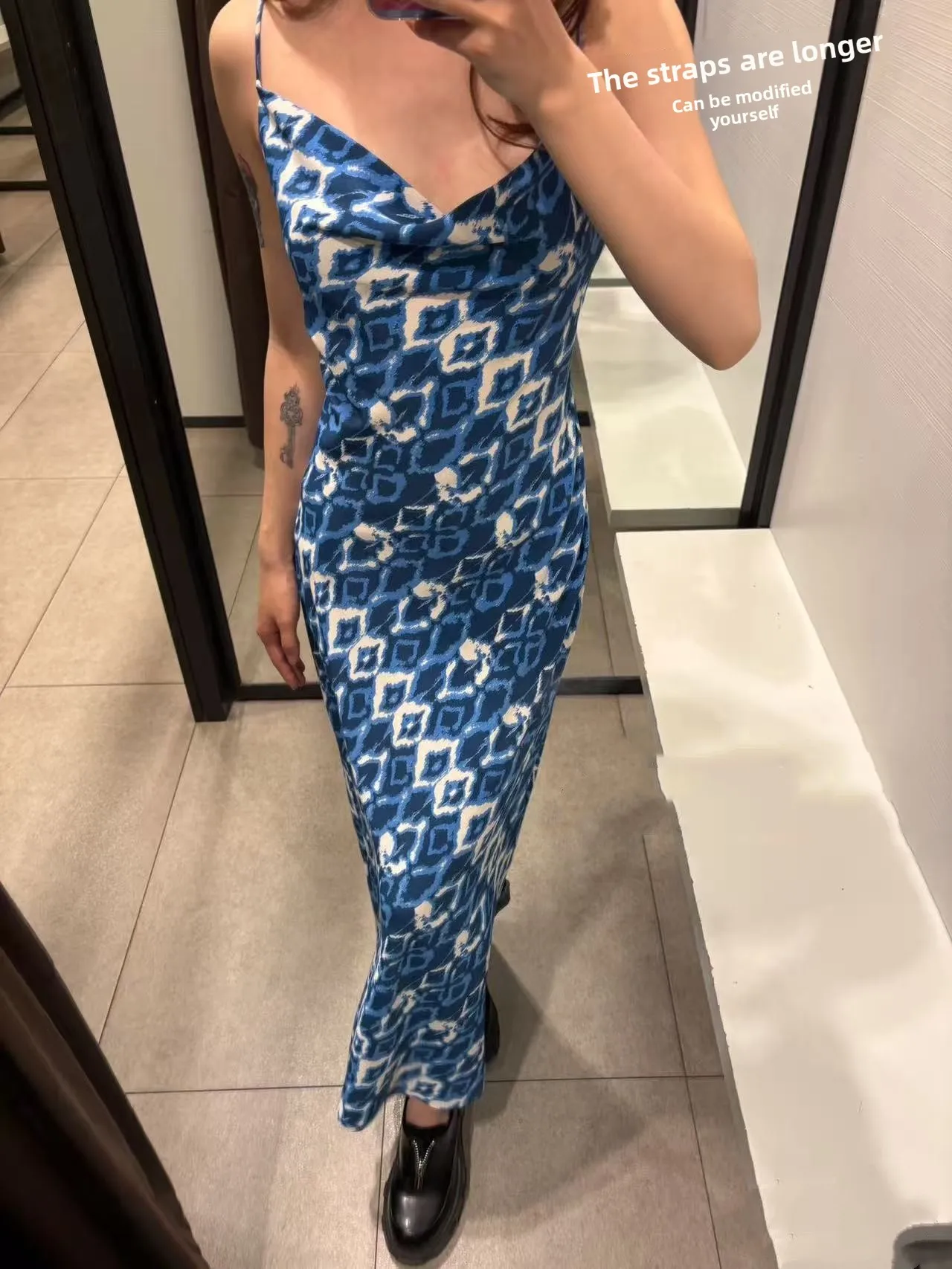 Summer 2025 New Arrival Women's Midi Dr Floral Print Gauze Collar Beach Vaion Sle High Waist Polyester Fiber Svel