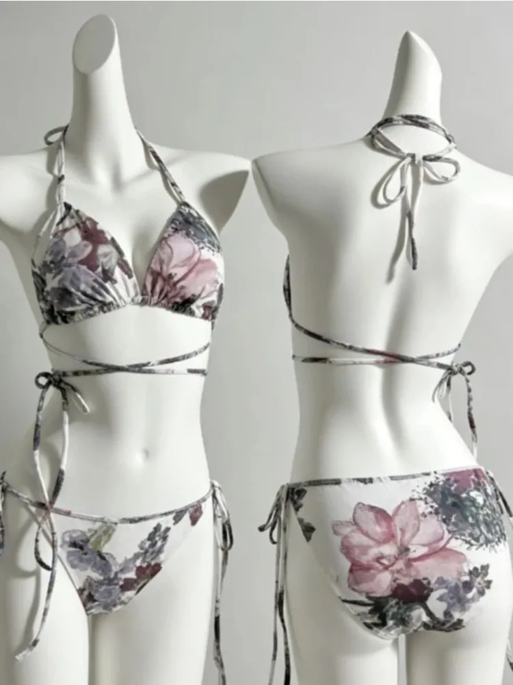 2026 Fashion Pool Party Bikini Set For Ladies Swimwear High Stretch Soft Fabric Beach Outfit Summer Vacation Trendy New Style
