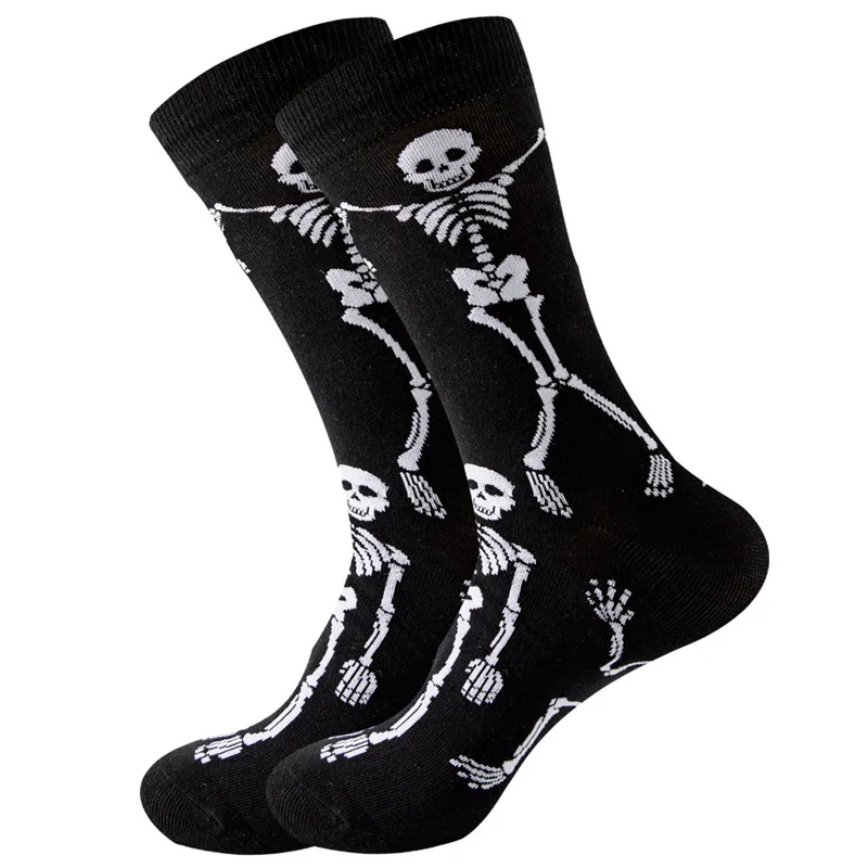 2023 Autumn and Winter New Hip Hop Animal Geometric Men\'s Happy Socks Funny Skeleton Women\'s Harajuku Socks Trendy