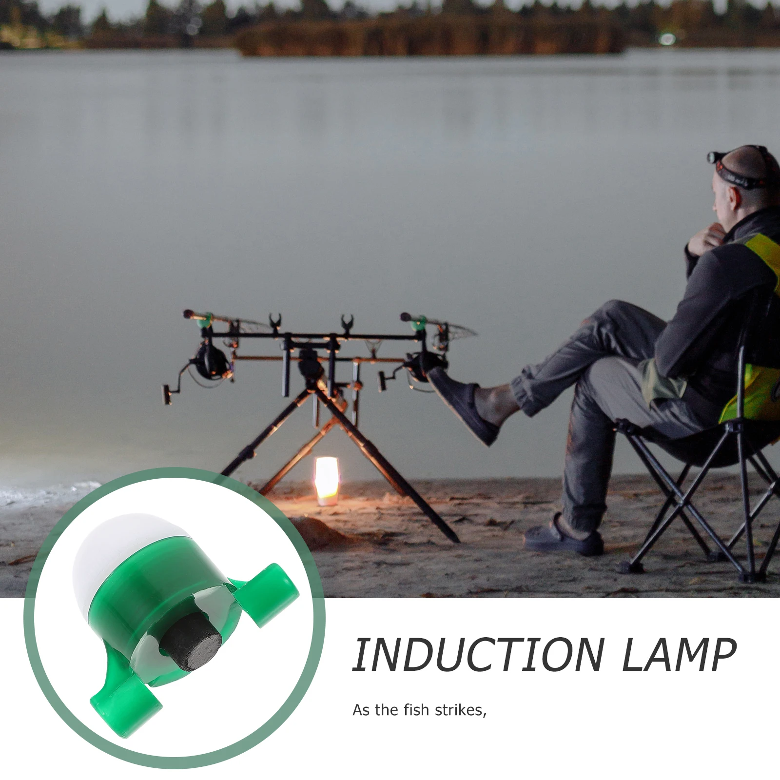 

2 pcs Fishing LED Lights Indicator Portable Night Lamps Durable PC Practical Fishing Lights Material Compact Size Outdoor Use