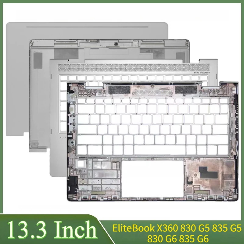 

13,3 "Новый ЖК-дисплей для ноутбука EliteBook X360 830 G5 830 G6 EliteBook X360 835 G5 835 G6, задняя крышка, упор для рук, верхняя часть, нижняя часть