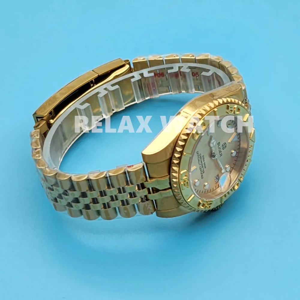 ステンレス鋼のメンズウォッチ,自動移動,40mm