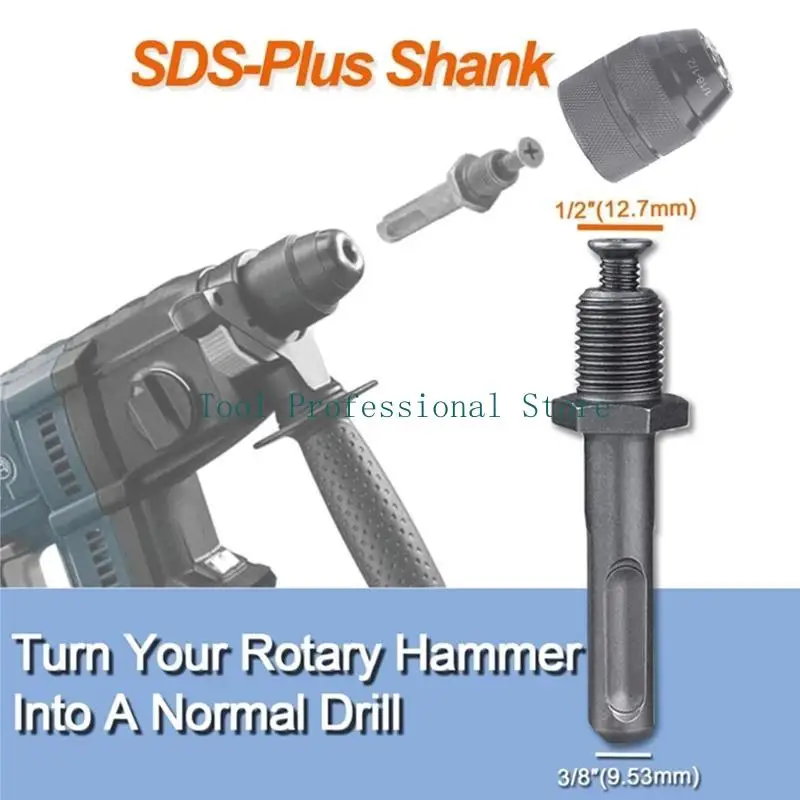 

57QF for Electric Screwdriver Rotary Hammer Wrench to Three-Jaw Drill Chuck Adapter