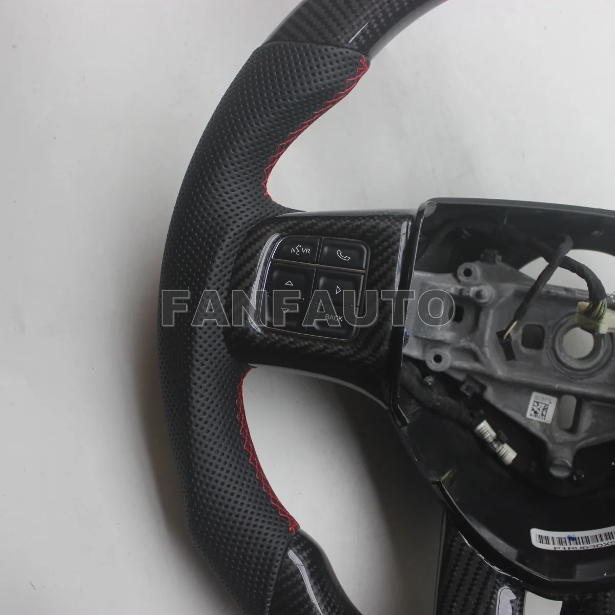 Replacement Real Carbon Fiber Steering Wheel with Leather for Fiat Freemont 2011-2016