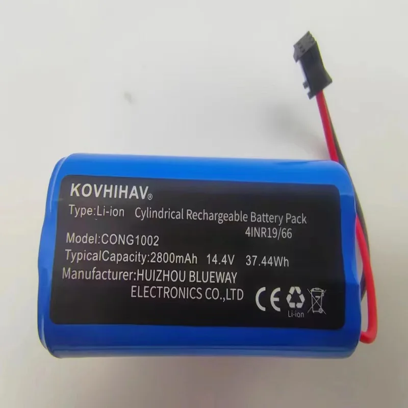 Replacement Battery for CECOTEC CONGA 1090, Conga 1099, CONGA 1190, Conga 1790, Conga 1990, Conga 2290 Ultra 2800mAh / 37.44Wh