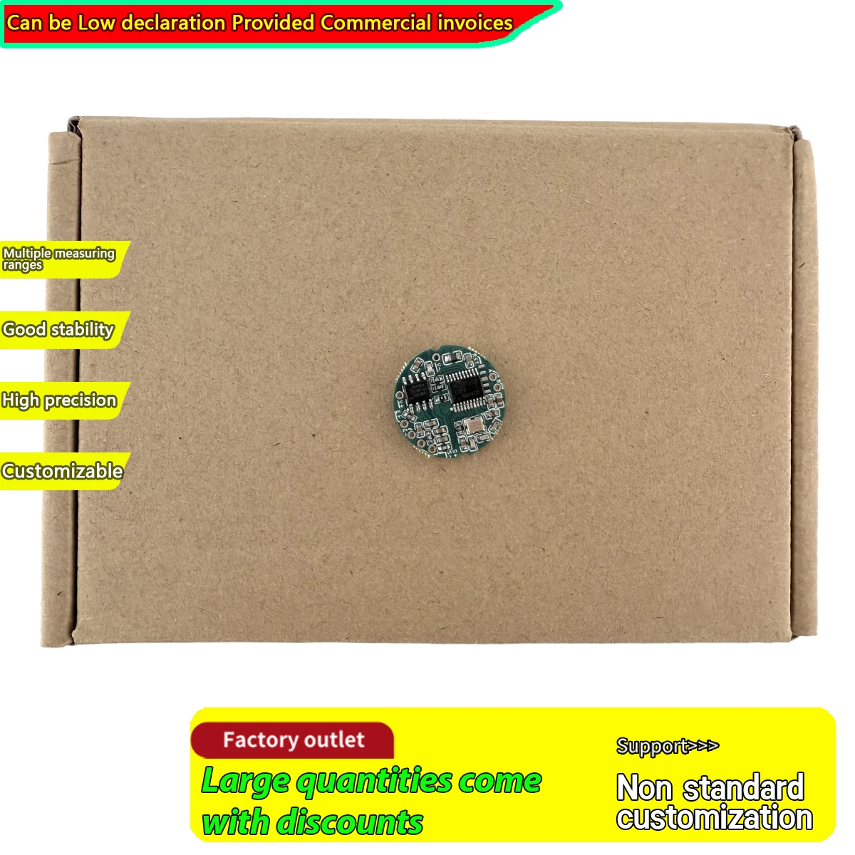 Digital 485 Weighing Sensor Amplifier PCB Modbus RTU Load Cell Transmitter High-Speed Sampling Module