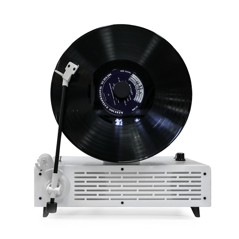

Manufacturer Wholesale Unique Vertical Gramophone 33/45/78 RPM Hi-Fi BT LP Turntable Vinyl Record Player