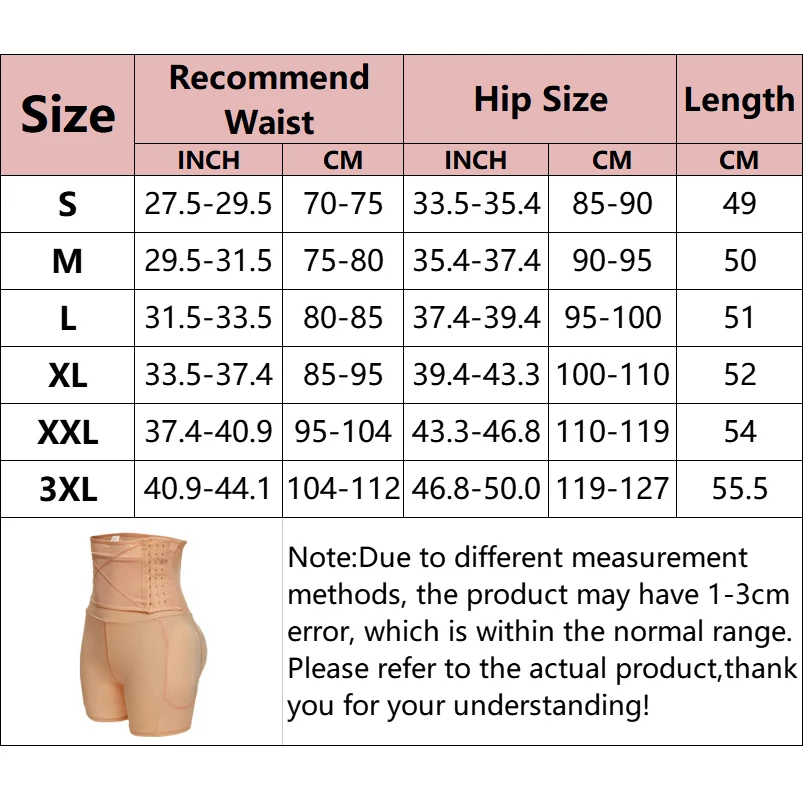 Hip Shapewear Panties Women Butt Lifter Shaper Panties Sexy Body Shaper Push Up Panties Hip Enahncer Shapewear with Pads