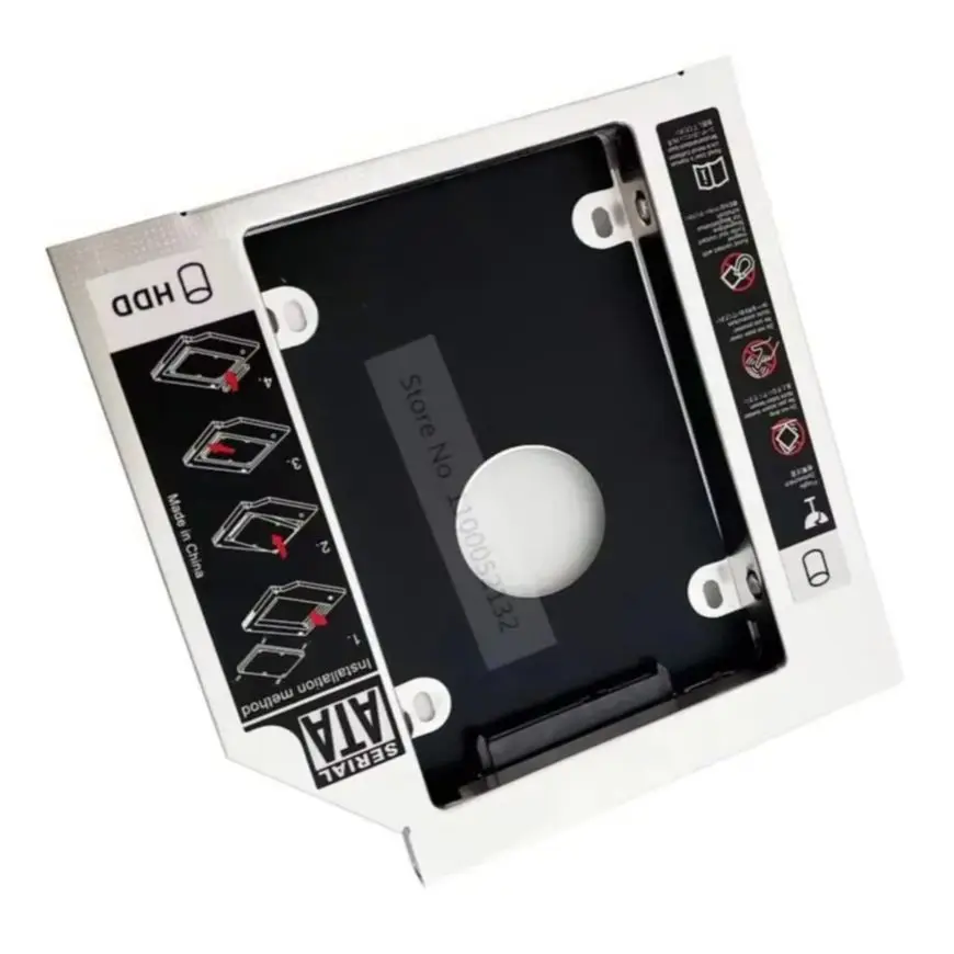 

2nd Hard Drive HDD Optical bay Caddy Adapter Frame for Toshiba Satellite P855 P855D P850 P850D C650 C655 C655D C660 C660D C670