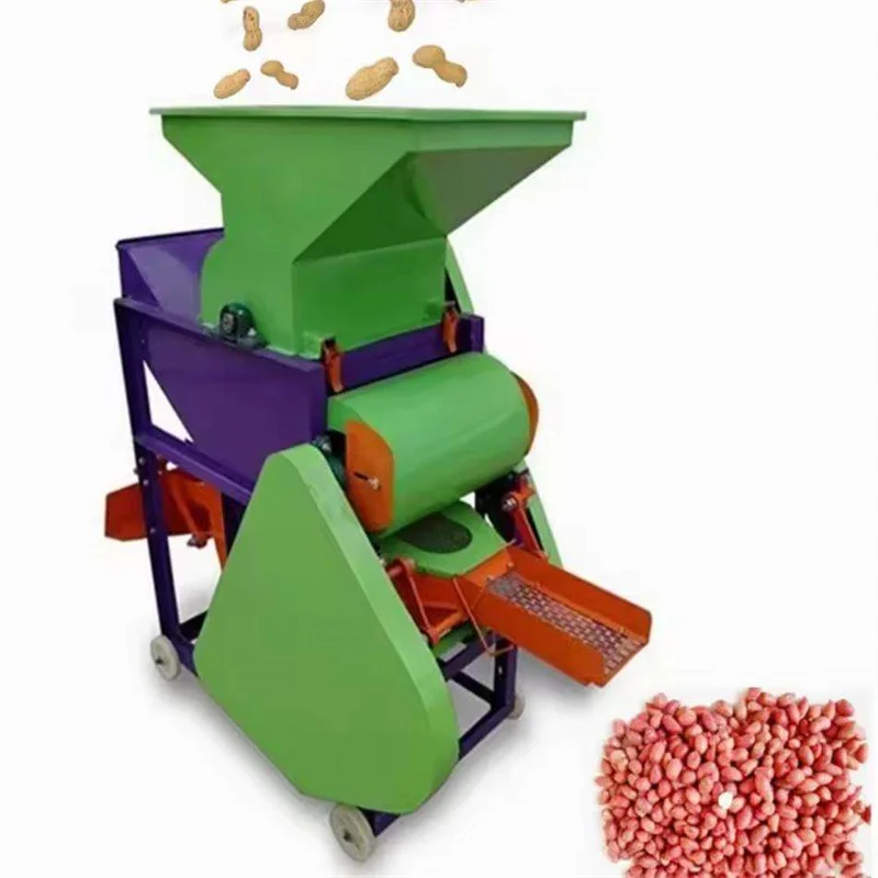 Agricultural Small Dust Free Peanut Peeling Thresher Groundnuts Shelling Peanut Sheller Machine