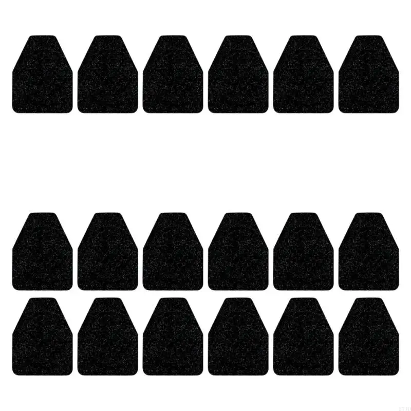 Pack Of 6 Large Size Urinal Mats With High Absorption Capacity And AntiSkid Base Perfect For Male Restrooms 37JD