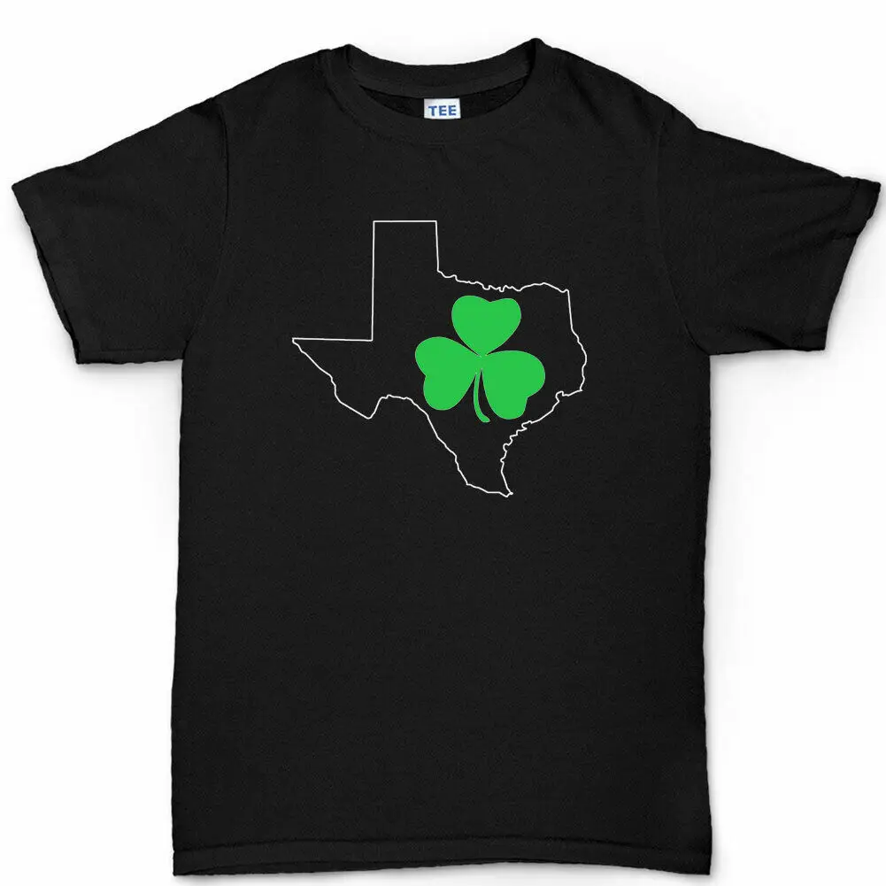 

Texan Irish Paddys Day Shamrock Clover Leprechaun T shirt Tee T-shirt