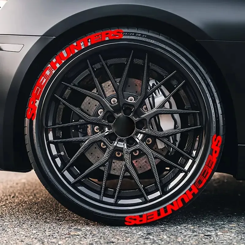 

Stripe Permanent Tire Sticker Glossy 2.54cm for 38-61cm Car Motorcycle Wheel Rim Durable Racing Decal