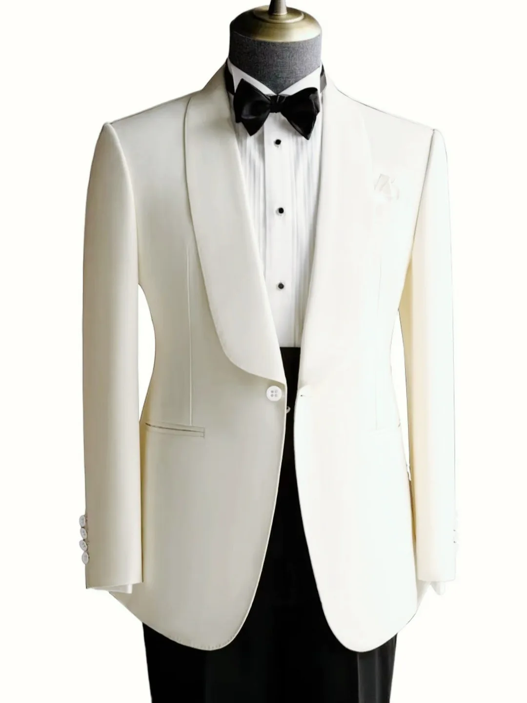 Men's Formal Tuxedo Jacket with Lapel Slim Fit Suit for Weddings and Gala Events.Graceful Men's Stage Costume.