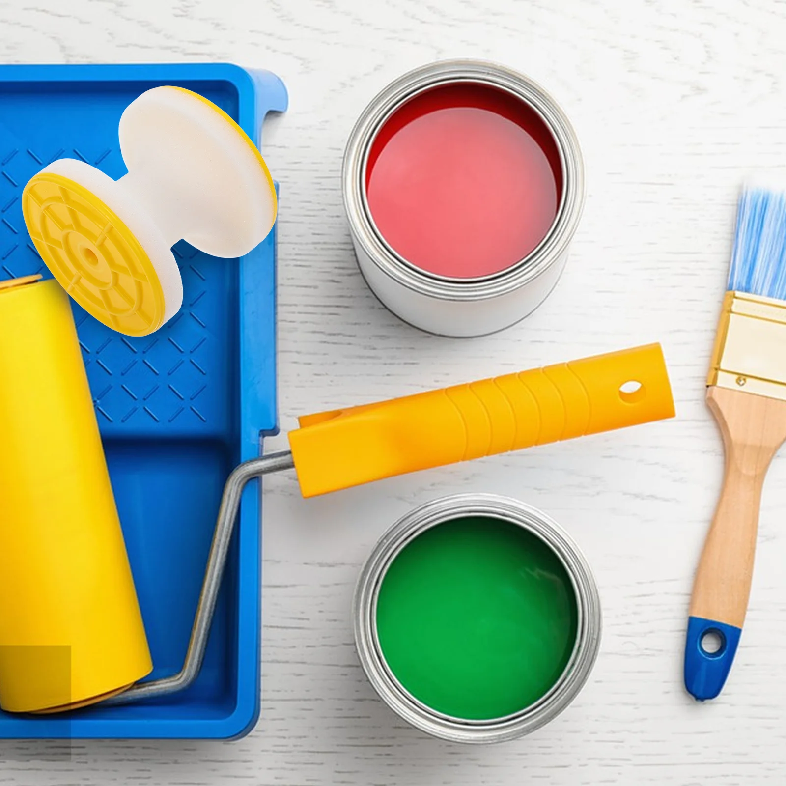 

Sponge Paint Brush Head For Pipes Cleaning Painting Soft Durable Replaceable Household Industrial Tools Round Sponge