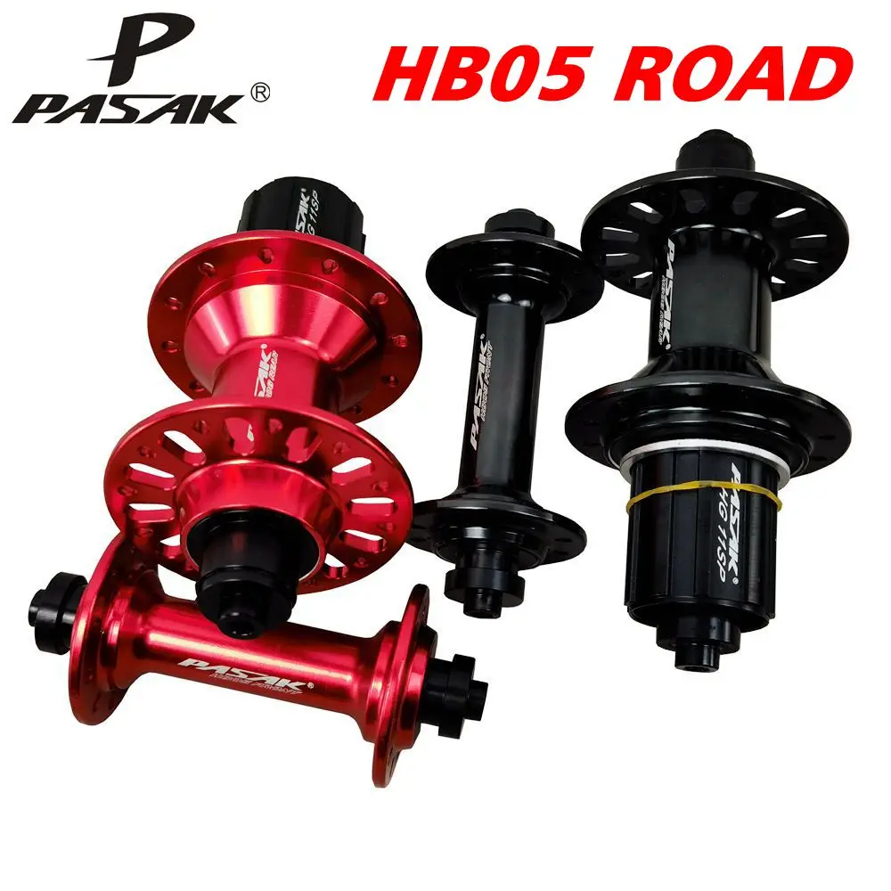 Road Bicycle Hub Front 20H Rear 24H Quick Release Folding Bike Hub Disc Front 2 rear 4 bearings for 8-9-10-11-12 speeds v-brake