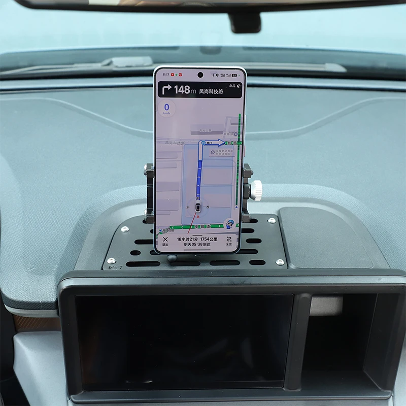 

Car Accessories For Ford Maverick 2022-2025 Dashboard Navigation Screen Rear Phone Holder GPS Navigation Bracket Interior
