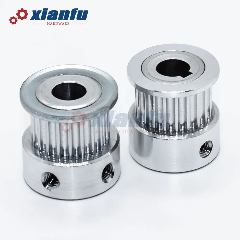 HTD3M Timing Belt Pulley 20 Teeth 3M Bore 4/5/6/6.35/7/8/10/12/14mm Aluminum HTD 20T Synchronous Wheel For Sync Width 6/10/15mm