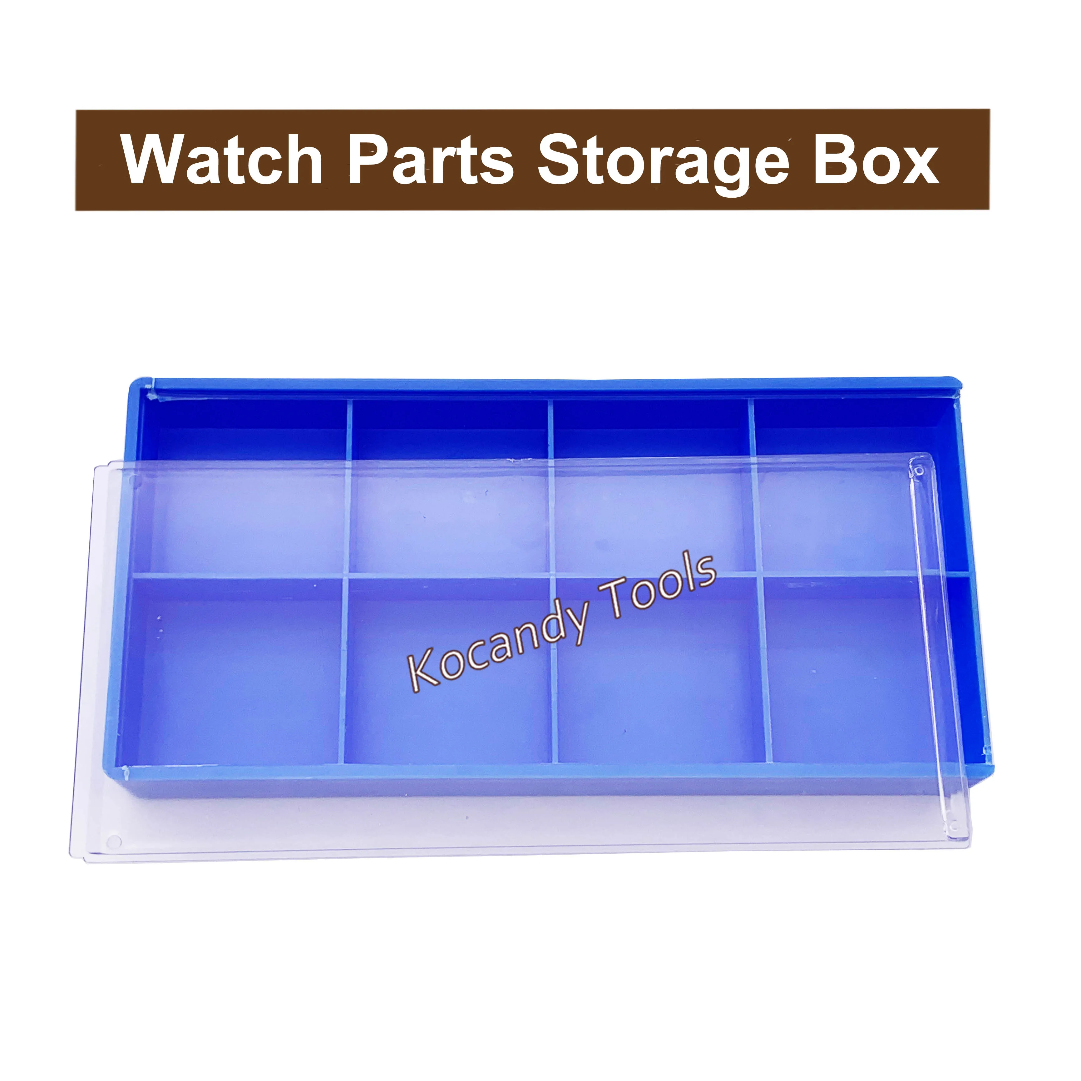 Parts Storage Box Compartment Watch Parts Organizer Plastic Beads Earring Container