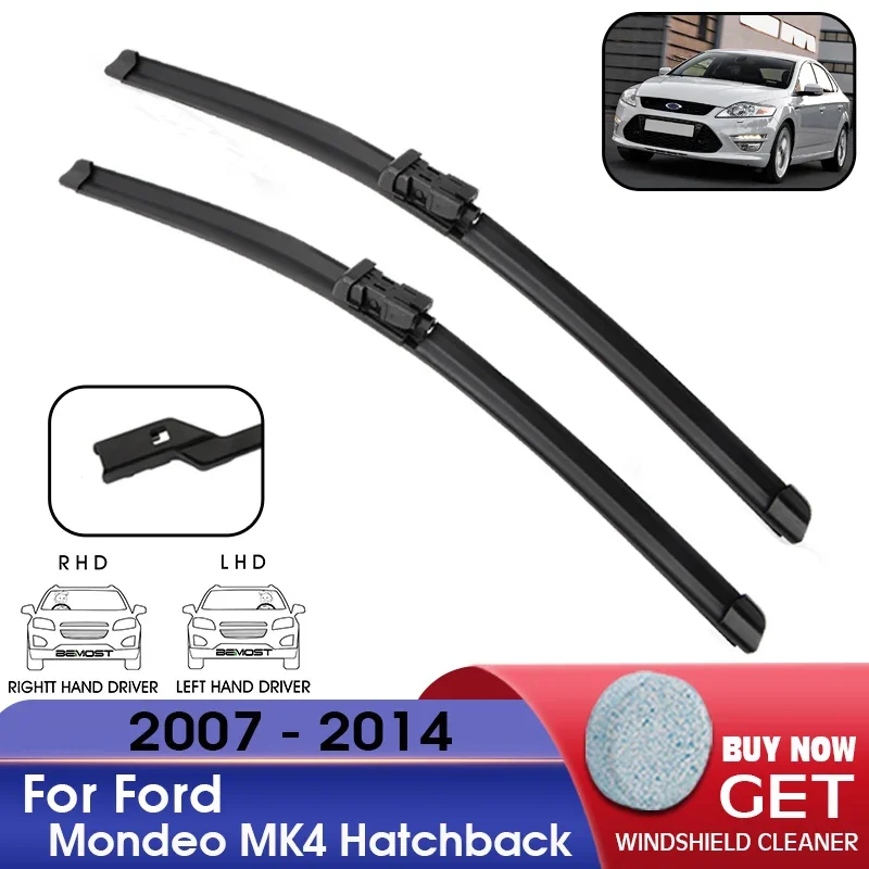 Car Wiper Blade Front Window Windshield Rubber Wipers For Ford Mondeo MK4 Hatchback 2007-2014 LHD/RHD 26