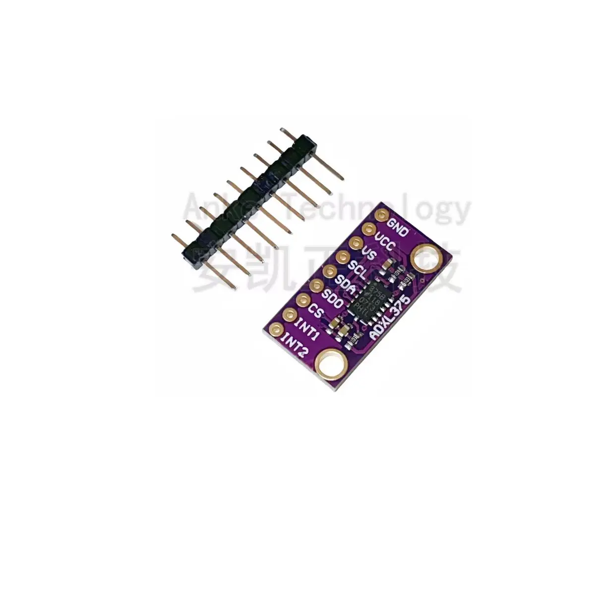 ADXL375 3-axis high-precision acceleration sensor module, a replacement for ADXL345/346