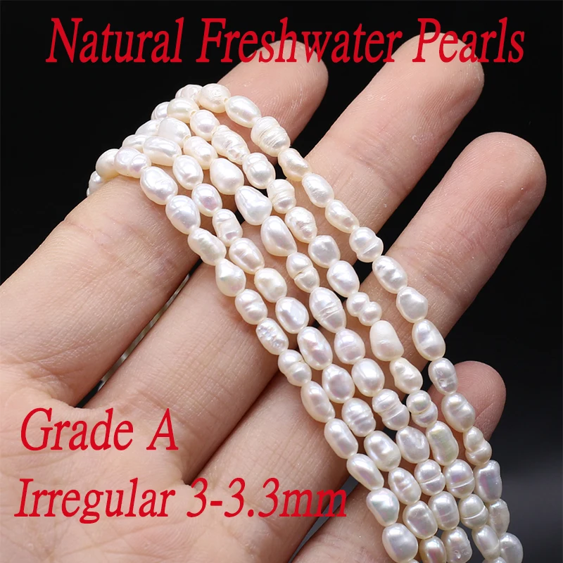 

Real Natural Freshwater Zhuji Aquaculture Pearl Beads Loose Pearl Bead for Jewelry Making Diy Necklace Bracelet Accessories
