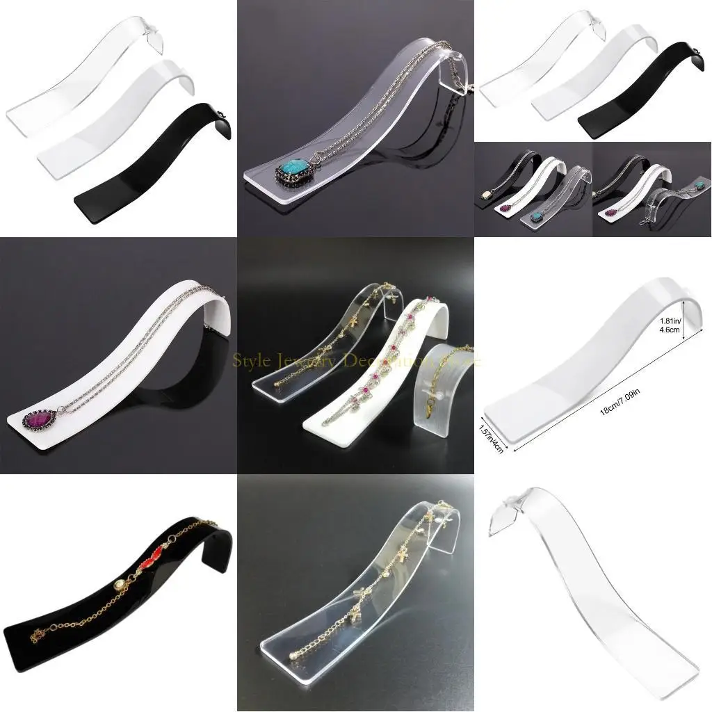 

D46E Стильный изогнутый ювелирный дисплей.