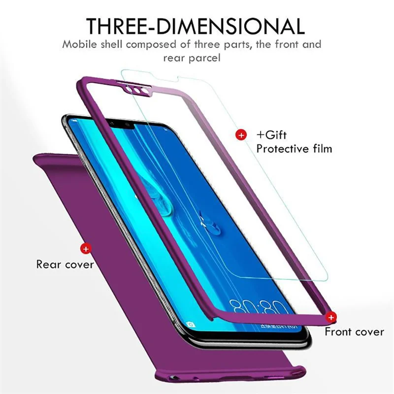 360 Degree Full Cover Front Rear Case For Redmi Note 7 7A 8 8A 9 9T 9A 9C 10 Mi 9 10 10T CC9 Lite POCO M3 X3 Matte Thin Funda