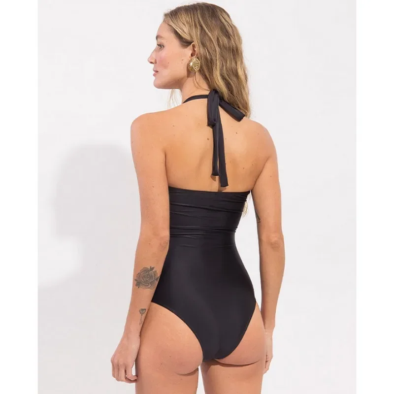 Women's 3D Bowknot Swimsuit, One-Piece Bikini Set, Push Up Bodysuit, Racing Bathing Suit, Female Sports Summer Swimming