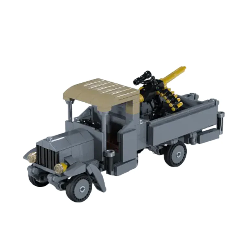 qwere Type J Military Lorry Model MOC Building Bricks War Equipment Modular Technology Gifts Holiday Assemble Children Toys Suit