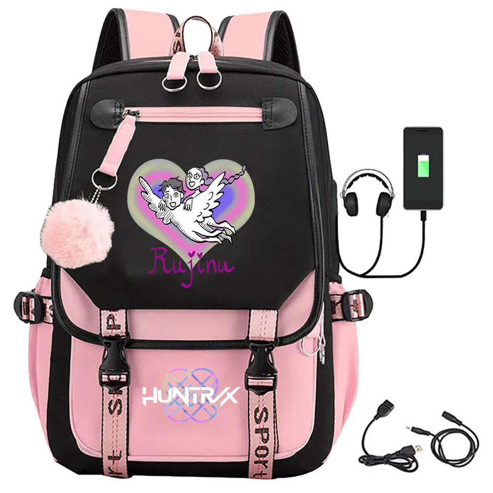 Blauer Tiger bedruckte Rucksäcke für Mann und Frau, tägliche Schulranzen für Schüler, Anime-Film, Cosplay-Rucksäcke, Halloween-Kostüm-Zubehör