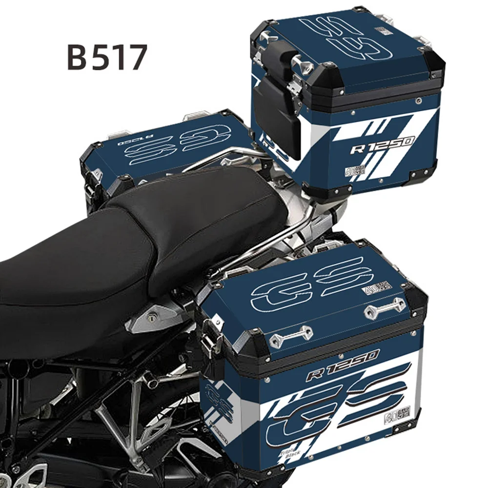 Uitable For BMW R1250GS F850GS R1200GS Motorcycle Aluminum Box New Protective Pad Decoration Decorative stickers Sticker Decal