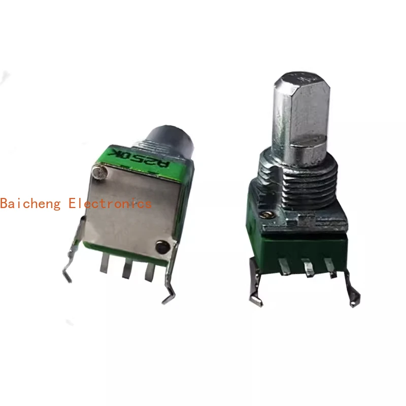 Immagine 7: Potenziometro di precisione a collegamento singolo da 10 pezzi RD901F-B10K100K A250K mezzo albero 15
