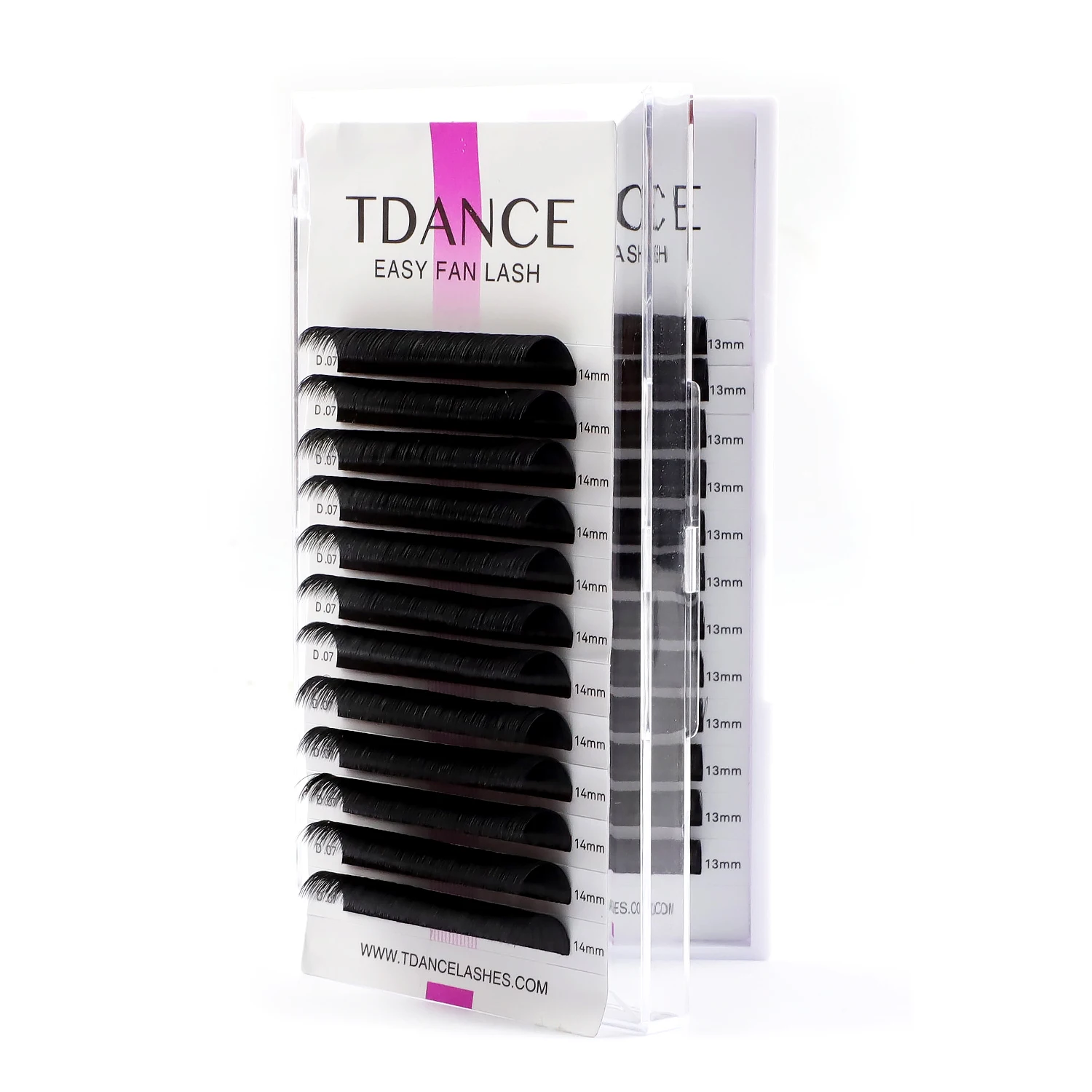 TDANCE Individual Easy Fan Eyelashes Extention Faux Mink Soft Natural Volume Makeup Fast Blooming False Lash Growth Lift Beauty