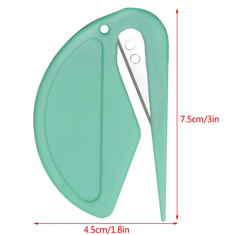 Mini Plastic Letter Opener Sharp Mail Envelope Opener Safety Papers Cutter Office School Supplies Accessories Wholesale