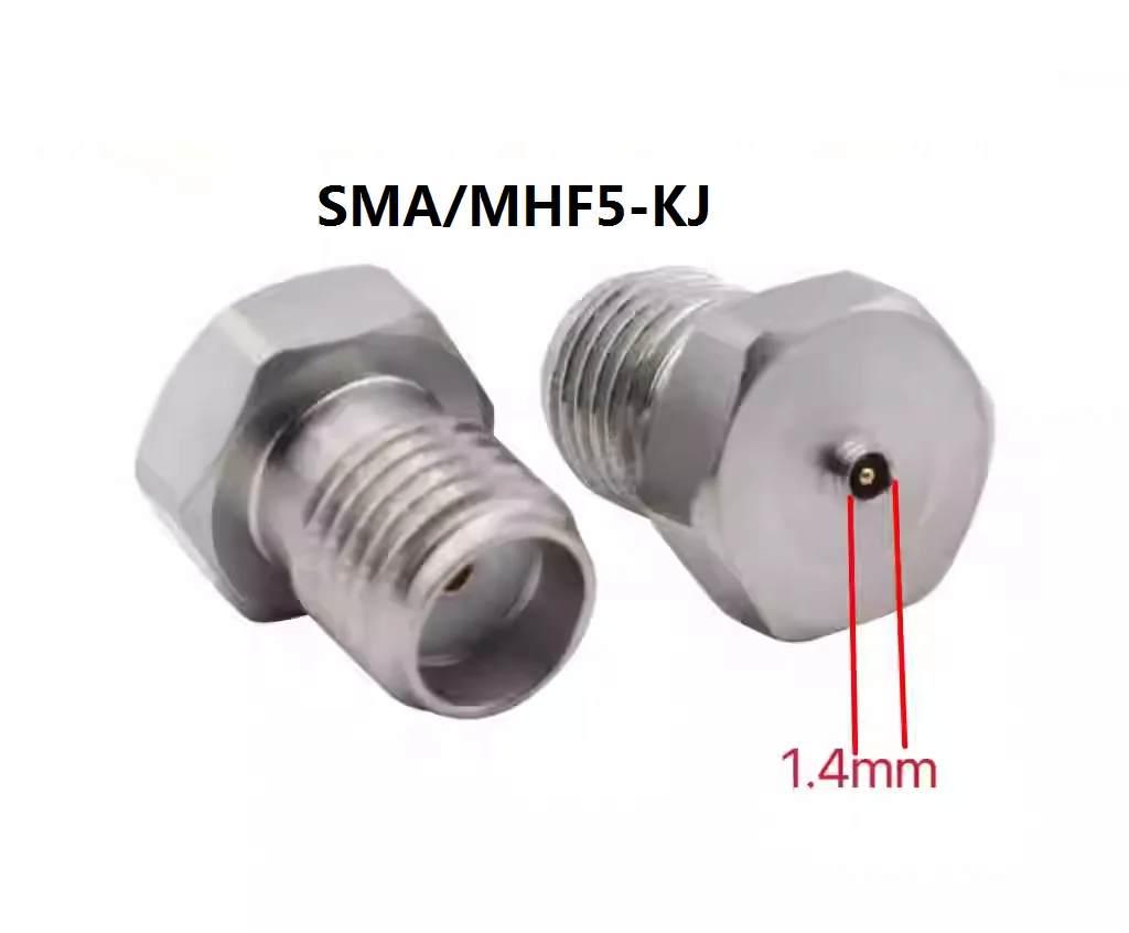 1/5pcs SMA-MHF5-KJ, SMA-MHF5-JJ, SMA Female to  MHF5 Male U.FL5 Stainless Steel Adapter Microwave RF Connector,