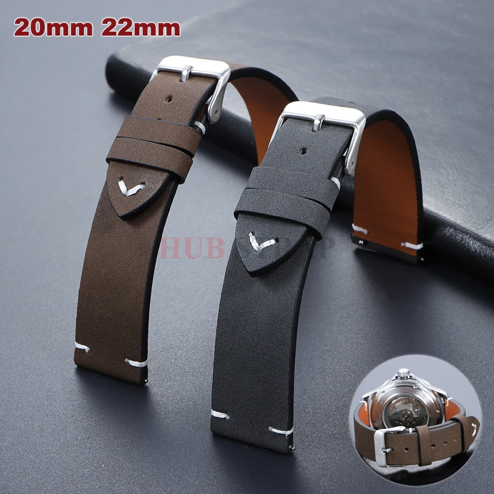 Smartwatch Vintage Watches For Women - Pulseira de couro de vaca com