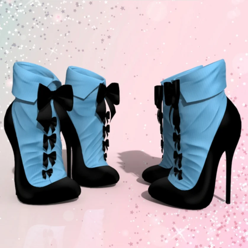 Lila Bogen Knoten Patchwork Stiefel Thin High Heel Spitz Mode Sexy Cool 2024 Sommer Große Größe Frau Schuhe Zapatillas mujer
