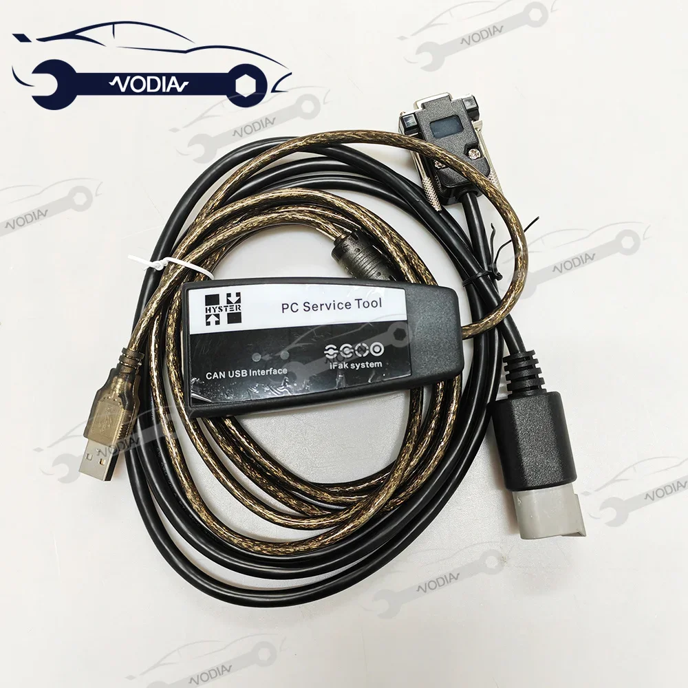 

for Yale Hyster PC Service Tool CAN USB Interface Diagnostic Cable Ifak Forklift Auto Diagnositc Tool V4.99 Software Version