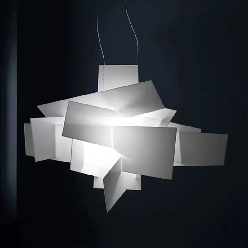 Big Bang Chandelier Stacking rectangular lighting Creative Foscarini Lights Art Decor for living room decors aesthetic light