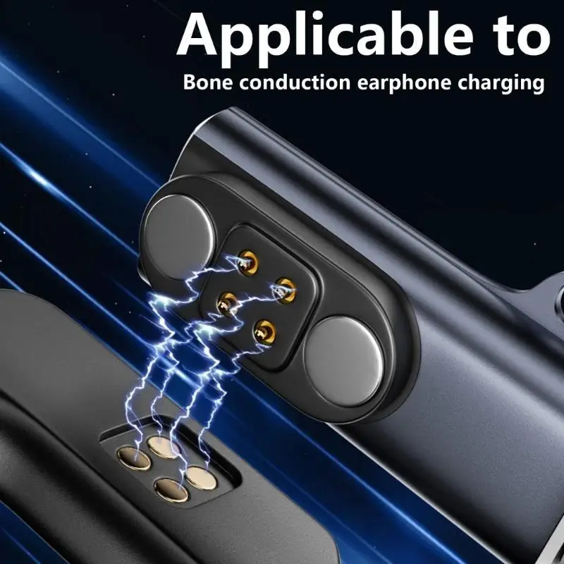 骨伝導ヘッドフォン用のアルミニウム合金ハウジング4pin磁気コネクタ