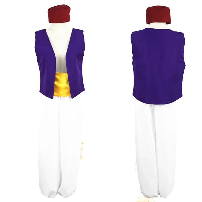 Новинка 2025 года, лампа Аладдина, костюм принца Аладдина для косплея, Адам Принц, фантазия, арабский костюм для взрослых, Хэллоуин, карнавал, вечеринка, костюм ★ ★