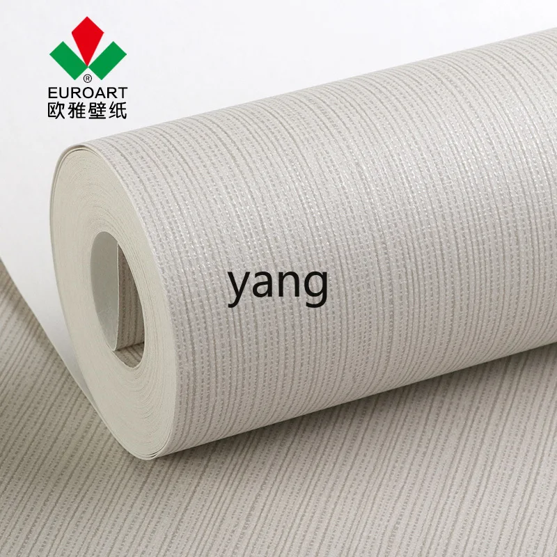 

LH Eco-friendly Non-woven Fabric Wallpaper Bedroom Living Room Background Wall Study Modern Simple Linen