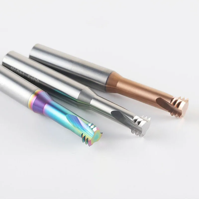 Imagem -04 - Ferramenta de Usinagem Cnc Moinho de Rosca Revestido Carboneto Sólido Dentes m3 m4 m5 m6 m8 M10 M12 M16 Aço Aço Inoxidável Alumínio