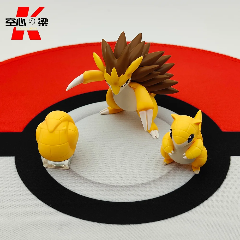 [1/20 Scale World] Sandshrew & Sandslash Alola Sandshrew & Alola Sandslash Toy Figure Decoration