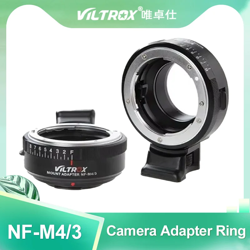 

Адаптер кольца диафрагмы Viltrox NF-M4/3 для объектива Nikon F AF-S AI G к камере Micro M4/3 Olympus Panosonic G6 GX7 BMPCC E-M5