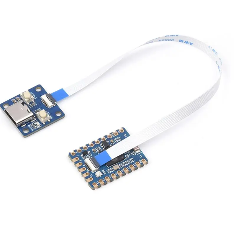 

AT82-ESP32-S3 Mini Development Board , ESP32-S3FH4R2 Dual-Core 240Mhz,Optional USB Adapter,Compact Iot Microcontroller Module