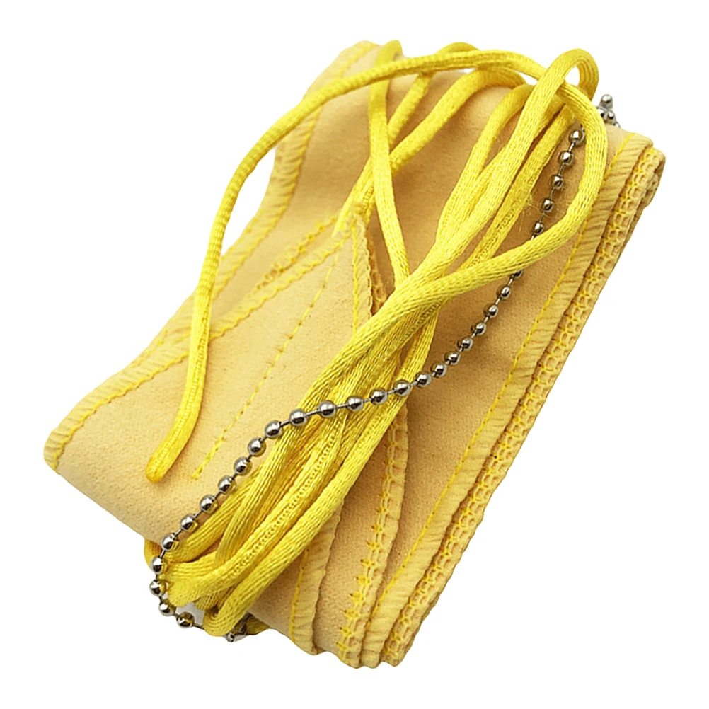 

Saxophone Cleaning for Musical Instruments Flute Maintenance Flute Maintenance Cleaning Cloth Care Tool with Rope Lightweight