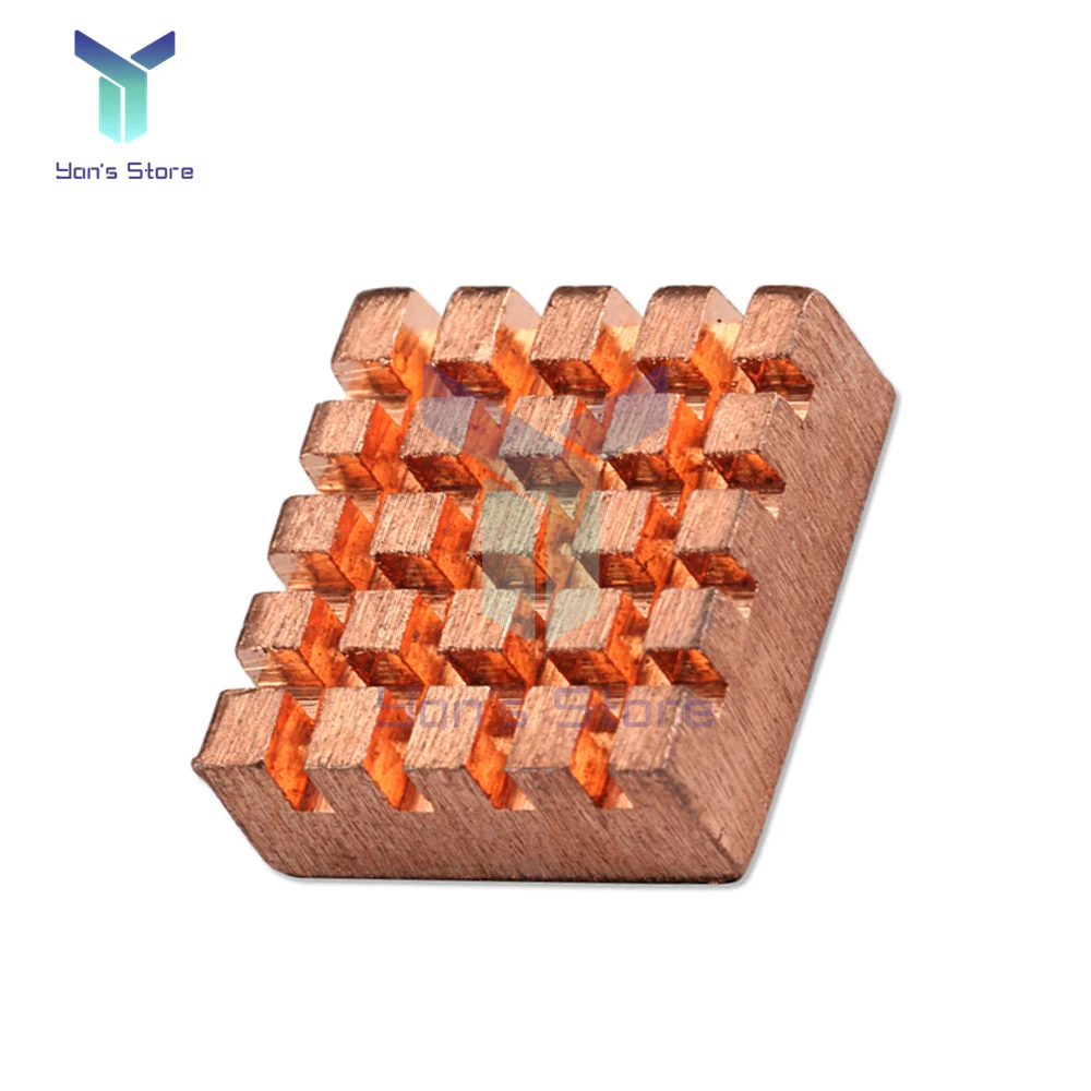 Imagem -06 - Conjunto Metal Kit Faça Você Mesmo Cooler Dissipador de Calor de Cobre do Dissipador de Calor Bloco de Resfriamento do Radiador Passivo para o Resfriamento 4b Raspberry pi Modelo b de Memória Ram Peças